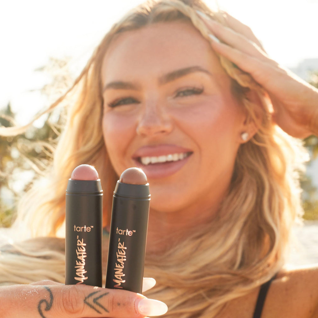 tarte maneater silk stick bronzer – Buildable Lightweight Cream Bronzer, Natural Matte Finish, Vegan & Cruelty-Free, full size, dusk tarteBuy Supplements Australia