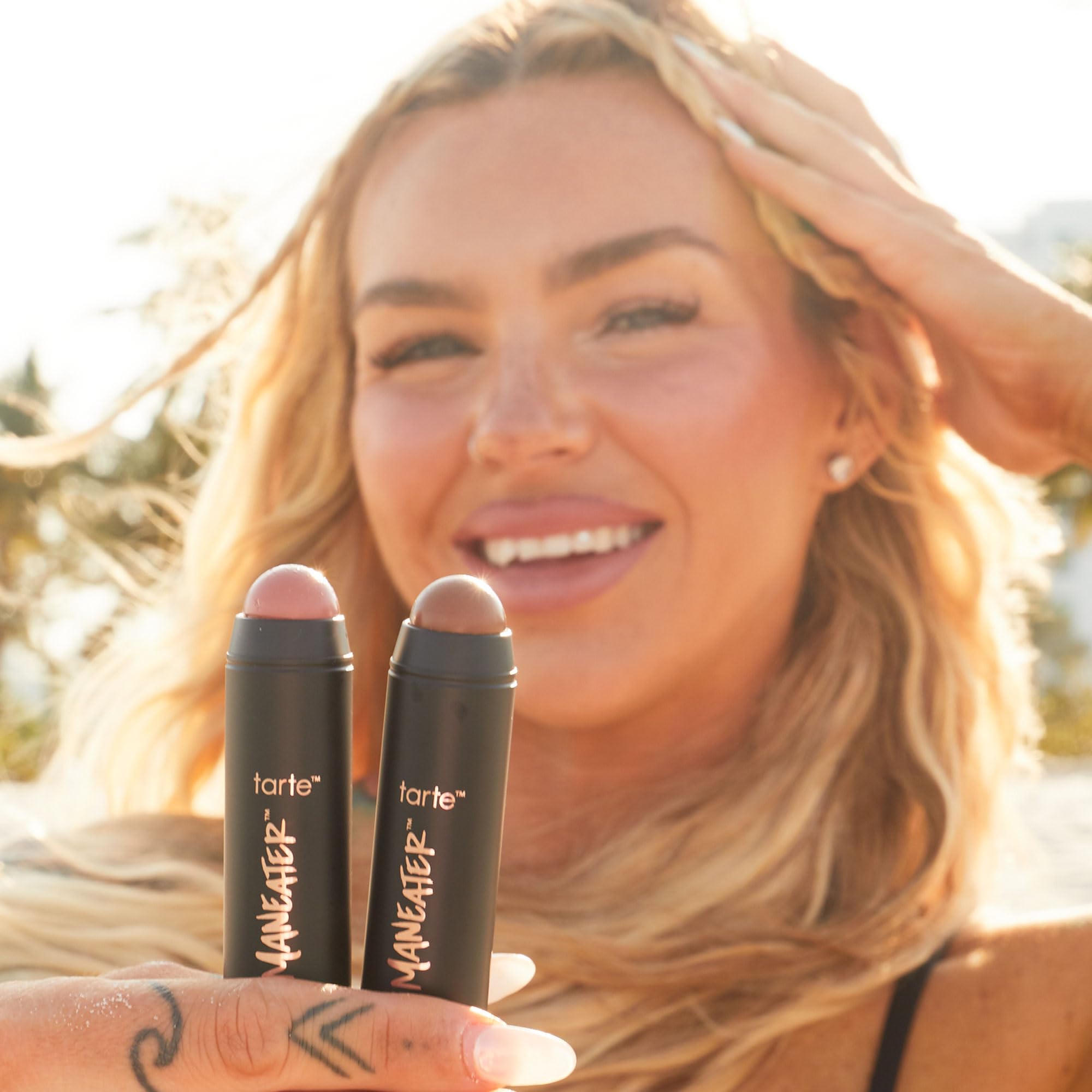 tarte maneater silk stick bronzer – Buildable Lightweight Cream Bronzer, Natural Matte Finish, Vegan & Cruelty-Free, full size, dusk tarteBuy Supplements Australia