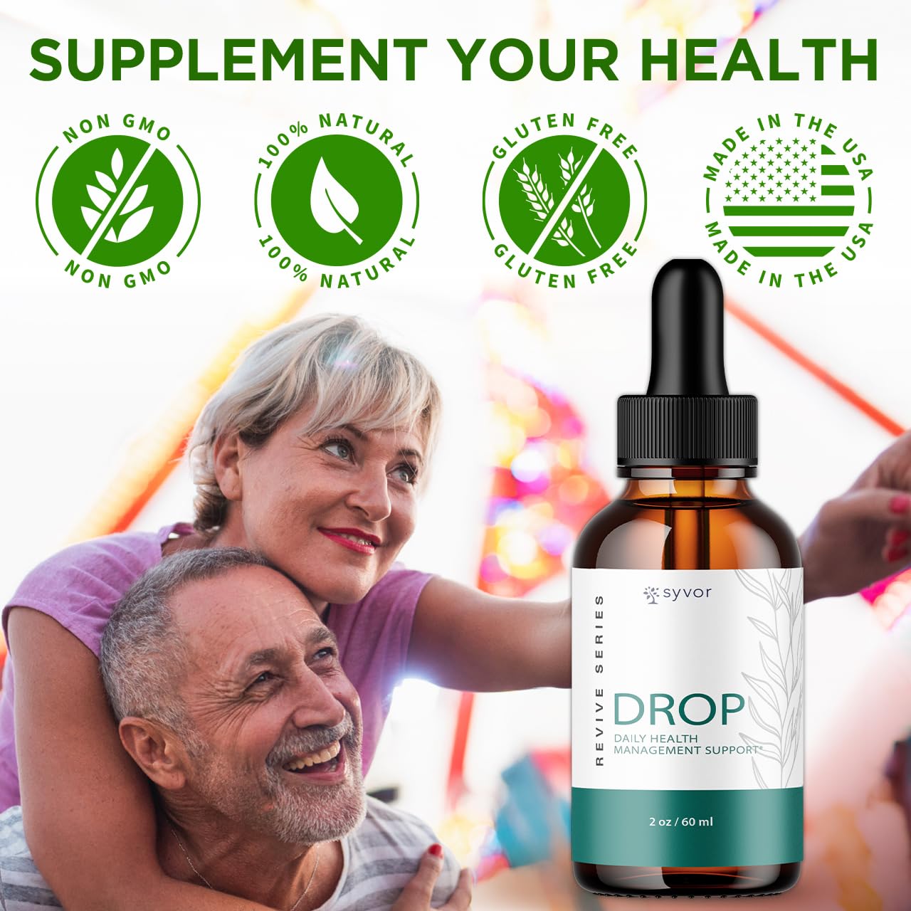 (3 Pack) Drop The Pounds Drops, Official Drop The Pounds Liquid Drops with All Natural Ingredients, Advanced Health Optimizer & Wellness Support with Premium Vitamins for Women & Men (90 Servings) Syvor buy supplements Au