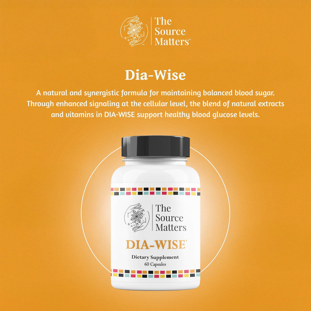 The Source Matters Dia-Wise Metabolic Health Supplement | Alpha Lipoic Acid, Cinnulin Capsules, Biotin, Chromium, Vanadyl Sulfate, Vitamin B for AMPK Activation (60 Count) THE SOURCE MATTERS buy supplements Au