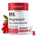 Magnesium Glycinate Gummies 400mg - Sleep Gummies for Kids & Adults - Magnesium Glycinate Chewable High Absorption for Muscle Recovery, Better Sleep & Relaxation (Gojiberry) PharmlitaliaBuy Supplements Australia