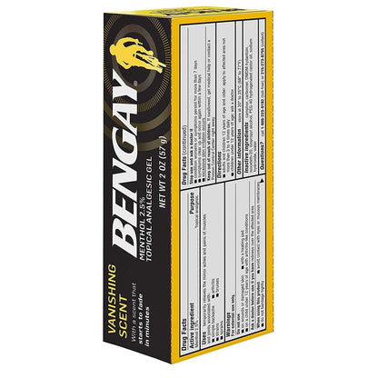 Bengay Menthol 2.5% Topical Analgesic Gel Vanishing Scent 2oz BengayBuy Supplements Australia