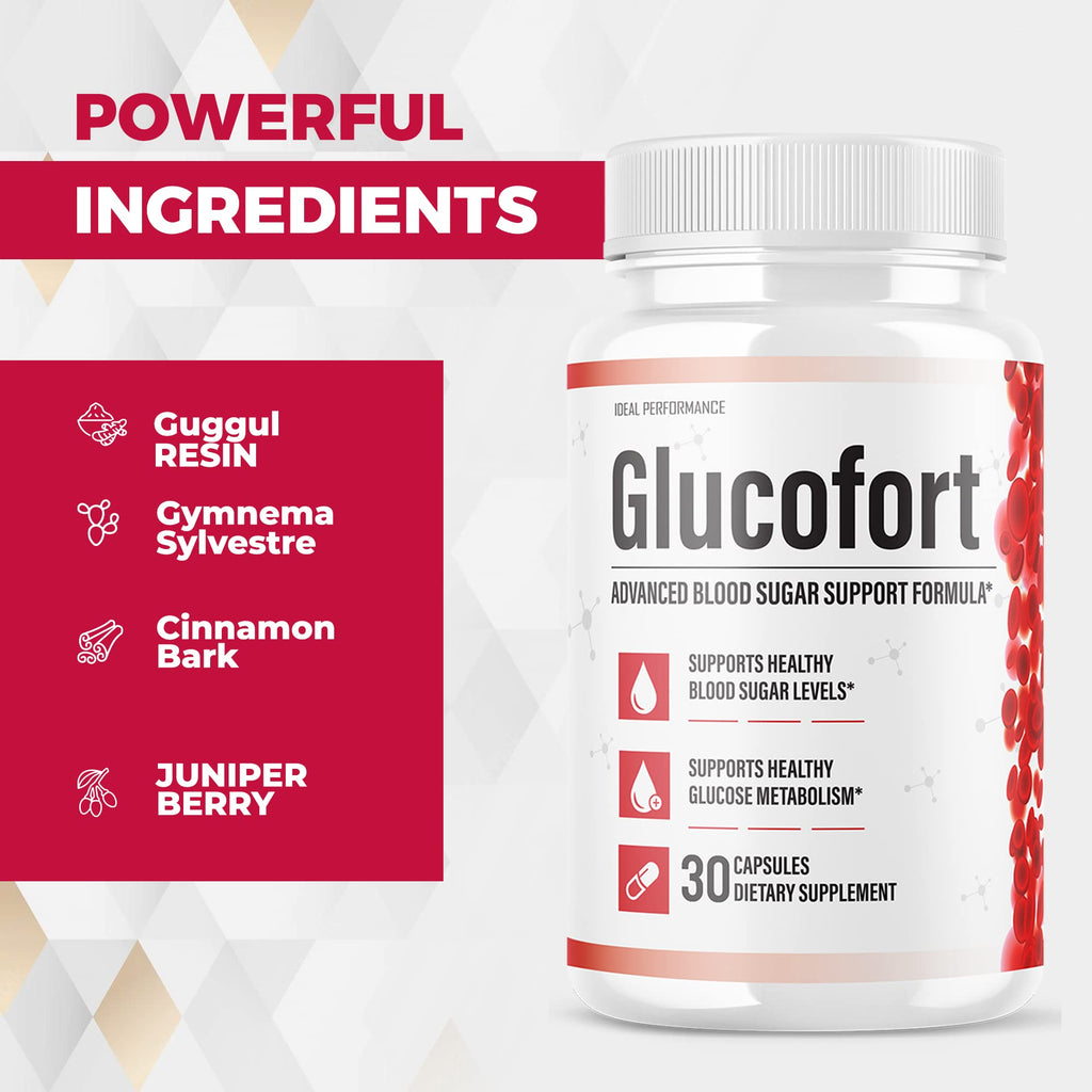 IDEAL PERFORMANCE (Official) Glucofort Supplement Support Formula (3 Pack) IDEAL PERFORMANCE buy supplements Au