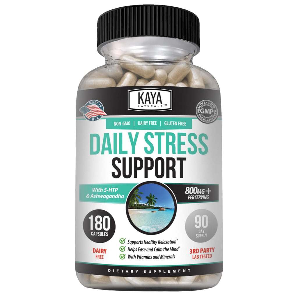 Kaya Naturals - Natural Herbal Support Vitamin Supplement are Designed to Help You find Balance and Relaxation in Your Daily Routine - Vitamin Supplement - 180 Capsules Kaya NaturalsBuy Supplements Australia
