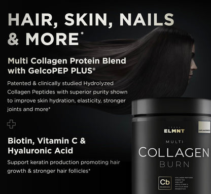 Super Collagen Powder for Women Weight Loss + Beauty w. Probiotics, Hyaluronic Acid, ACV, KSM-66, Biotin - Premium Multi Collagen Peptides Protein Supplement