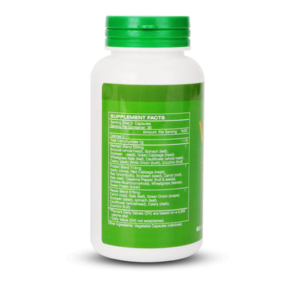 Fruit and Veggies Supplement Ingredients Natural – 4 Bottles 360 Total Vegetarian Capsules | Balance of Natural 16+18 Whole Fruits & Veggies Blend | Fresh Superfood Formula with Vitamins and Minerals JulyDeerBuy Supplements Australia