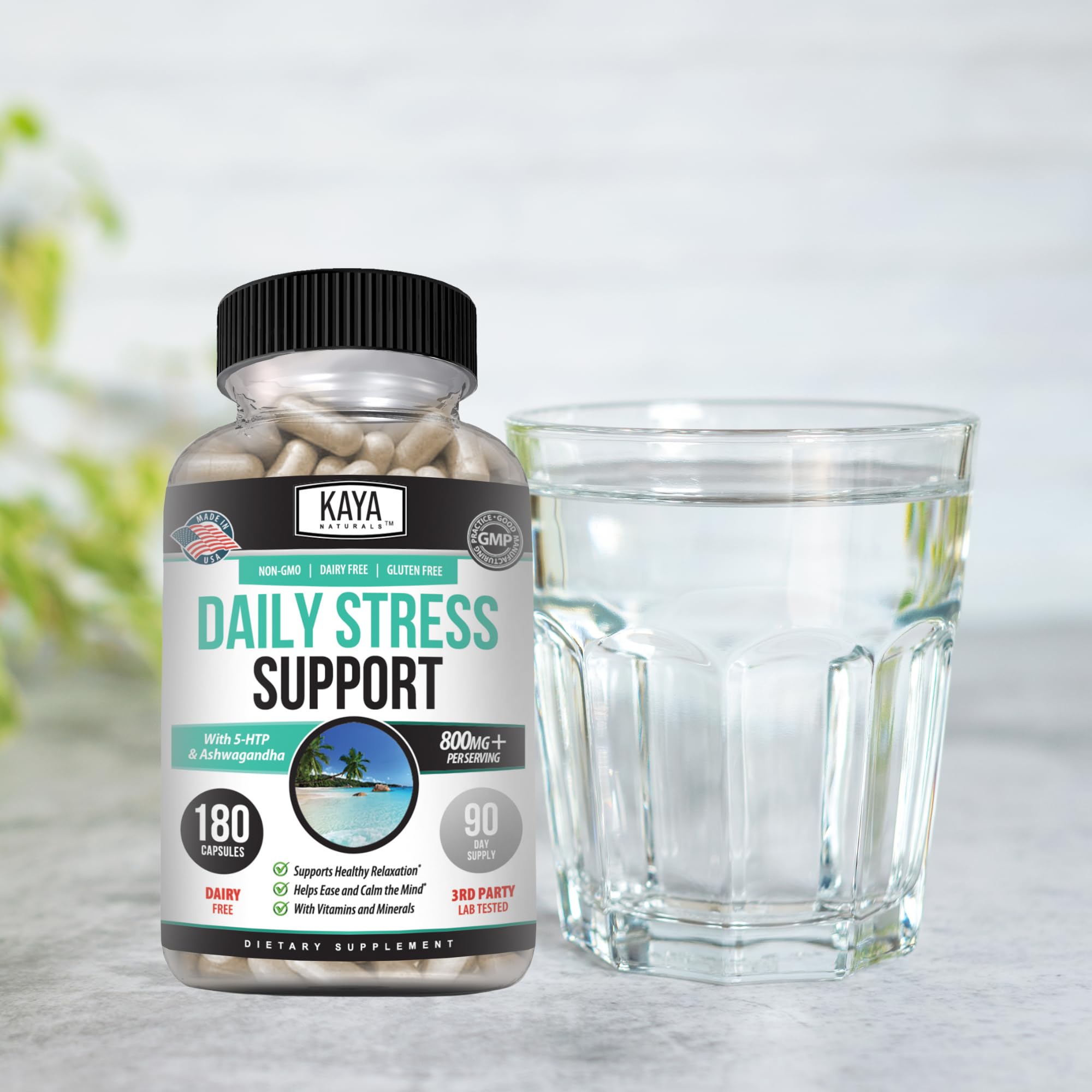 Kaya Naturals - Natural Herbal Support Vitamin Supplement are Designed to Help You find Balance and Relaxation in Your Daily Routine - Vitamin Supplement - 180 Capsules Kaya NaturalsBuy Supplements Australia