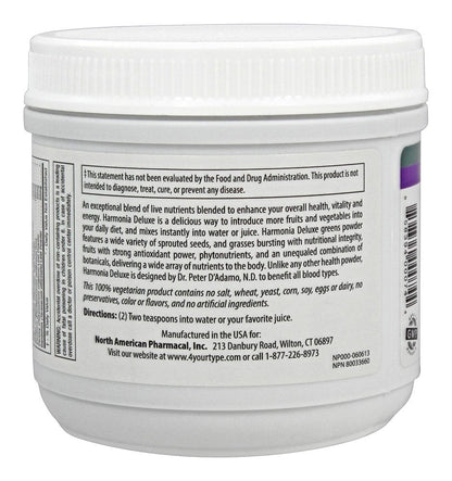 D'Adamo Personalized Nutrition Harmonia Deluxe, 7 Ounce D'Adamo Personalized NutritionBuy Supplements Australia