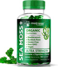 WELLNESS LABSRX Sea Moss Gummies, 3200mg Irish Sea Moss Mixed Berry Flavor with Maximum Potency Bladderwrack and Burdock Root - Supports Skin, Energy and Immunity - 90 Count WELLNESS LABSRXBuy Supplements Australia
