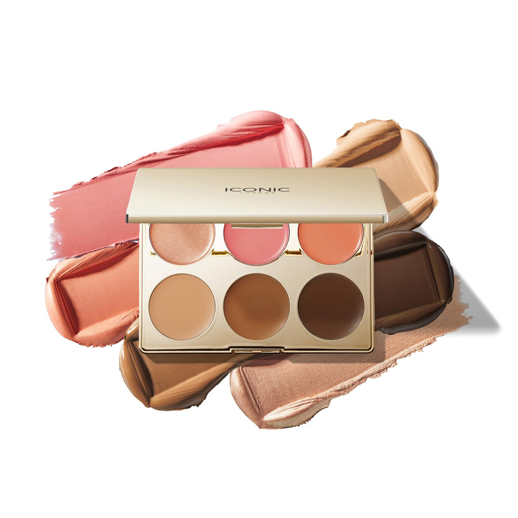 ICONIC LONDON Multi-Use Cream Blush, Bronze and Highlight Palette | Cruelty-Free, Vegan Makeup ICONIC LONDON buy supplements Au
