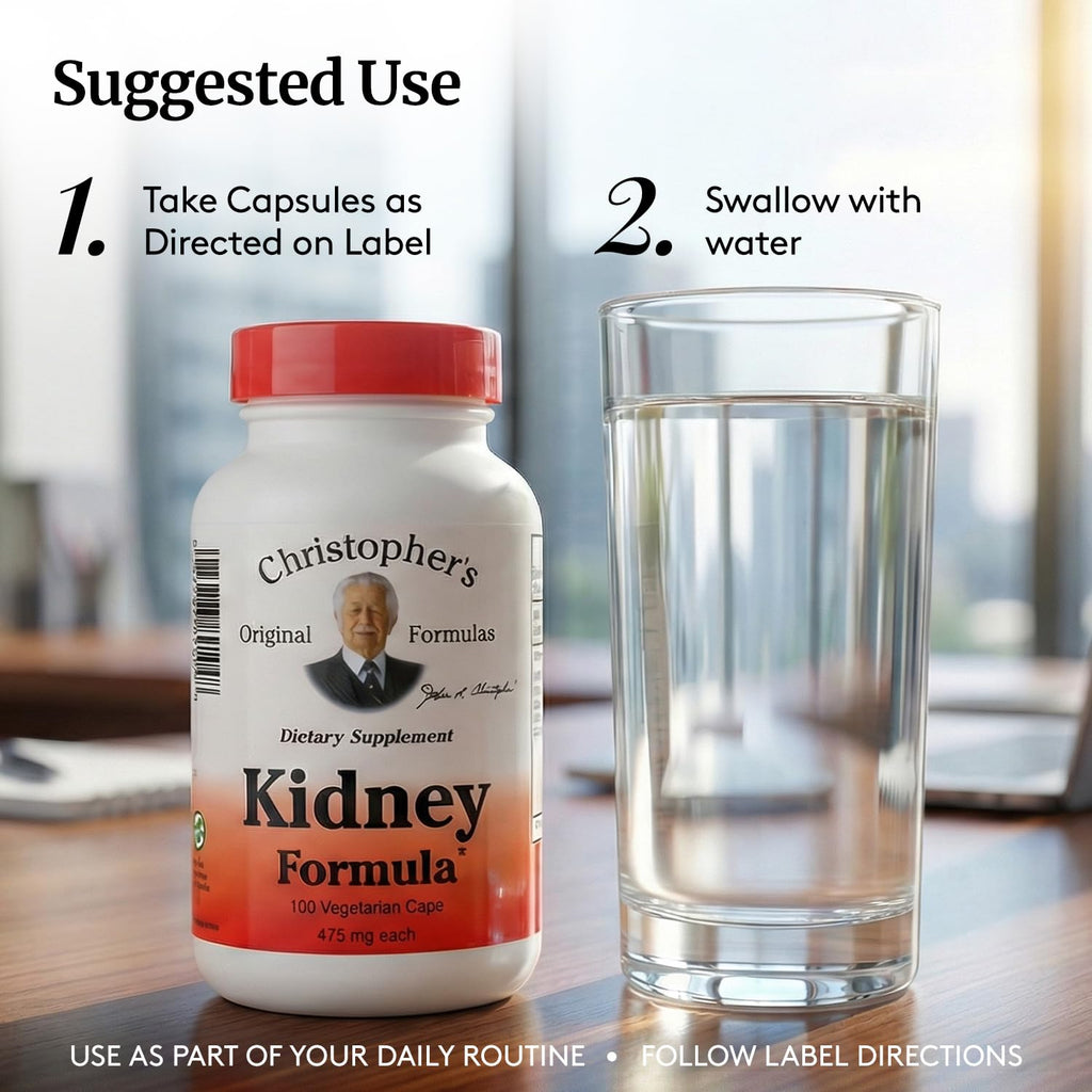 Christopher's Original Formulas Kidney Formula - Kidney Cleanse Detox & Repair Formula - Herbal Blend for Kidney Support Christopher's Original FormulasBuy Supplements Australia