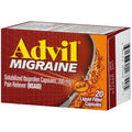 Advil Migraine Pain Reliever, Solubilized Ibuprofen 200mg, 20 Count, Liquid Filled Capsules, Powerful Migraine Relief AdvilBuy Supplements Australia