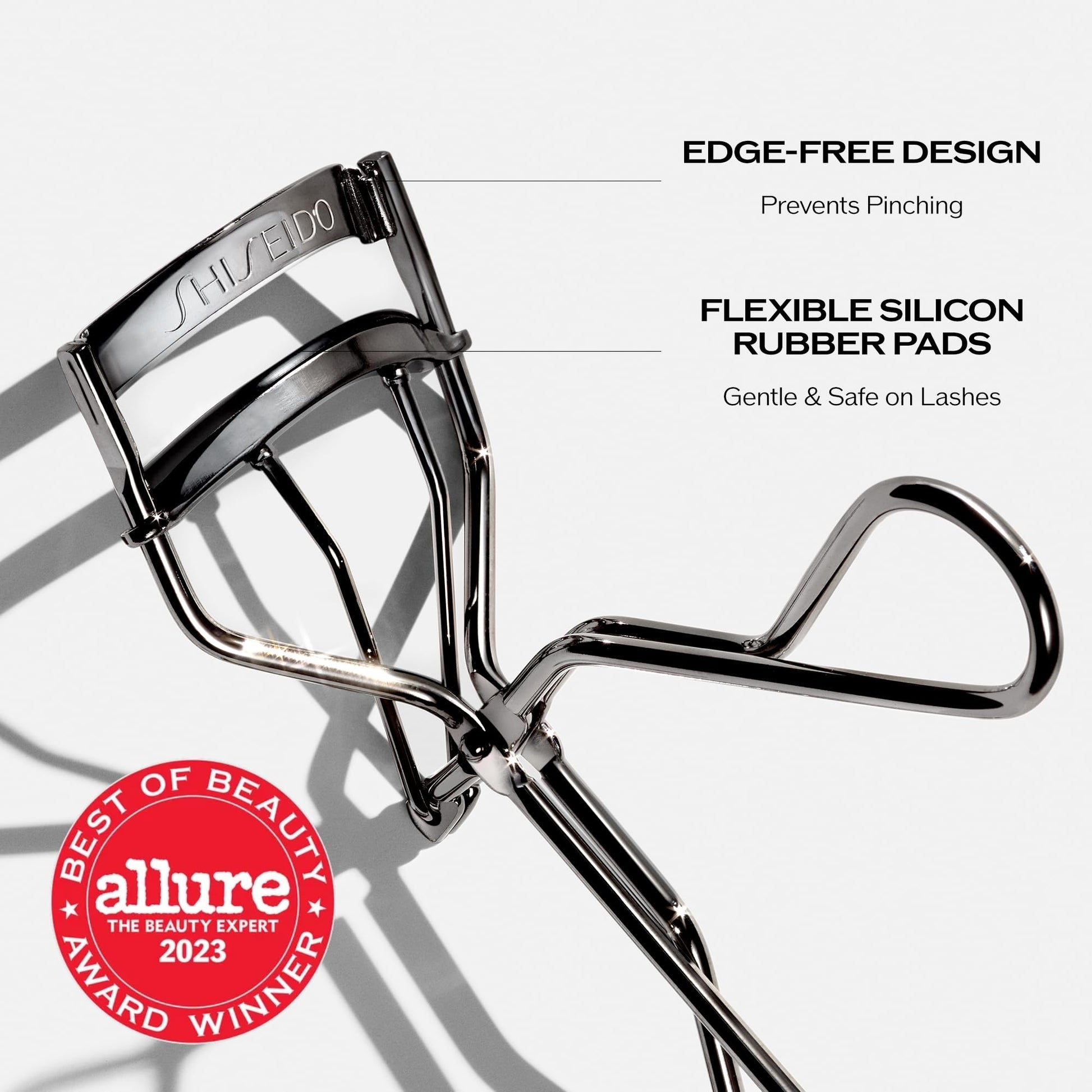 Shiseido Eyelash Curler - Crimps & Curls Lashes for Perfect, Eye-Framing Fringe - Gentle & Safe - Includes Replacement Pad ShiseidoBuy Supplements Australia