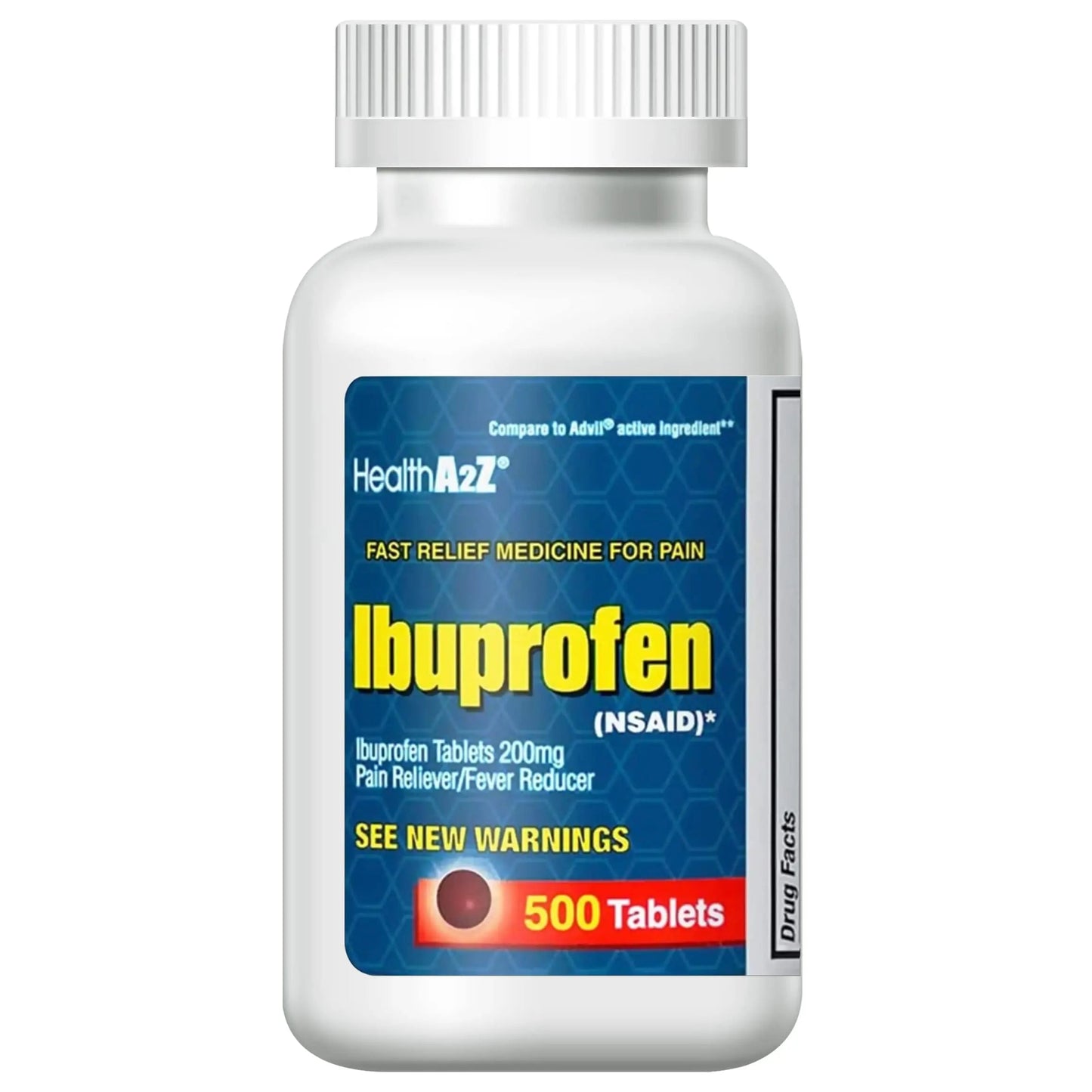 HealthA2Z® Ibuprofen 200mg | 500 Counts | Pain Relief | Body Aches | Headache | Arthritis | Cramps | Back Pain | Fever Reducer… (500 Count) HealthA2ZBuy Supplements Australia