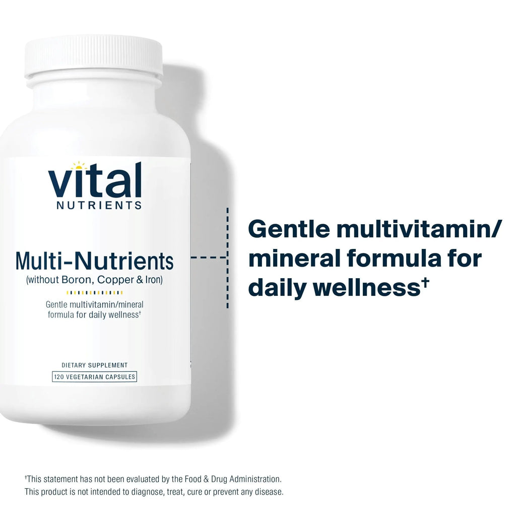 Vital Nutrients Multi-Nutrients 5 Ultra Antioxidant Formula | Boron, Copper, and Iron Free | Vegetarian Daily Multivitamin and Mineral Vital Nutrients