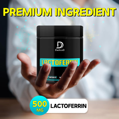 DEDICAD 500Mg Lactoferrin Supplement - 120 Capsules for 2-Month Supply DEDICAD buy supplements Au