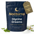 Nocturna Glycine Supplement – 100% Pure 3g Glycine Powder for Sleep, Calm & Recovery – USA Made Sleep Aid for Men & Women – Non-GMO & Completely Natural - 6.3Oz for 60 Servings NocturnaBuy Supplements Australia