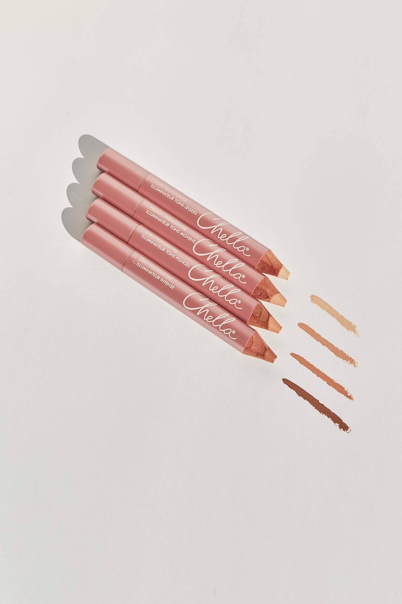 Chella Highlighter Makeup Pencil - Vegan, Cruelty Free, Paraben Free, Gluten Free - Use as a Highlighter, Concealer and Under Eye Liner (Deep Matte) ChellaBuy Supplements Australia