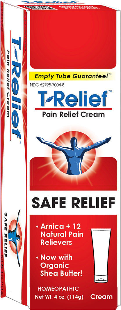 T-Relief Pain Relief cream,[114g] 4 oz MediNaturaBuy Supplements Australia