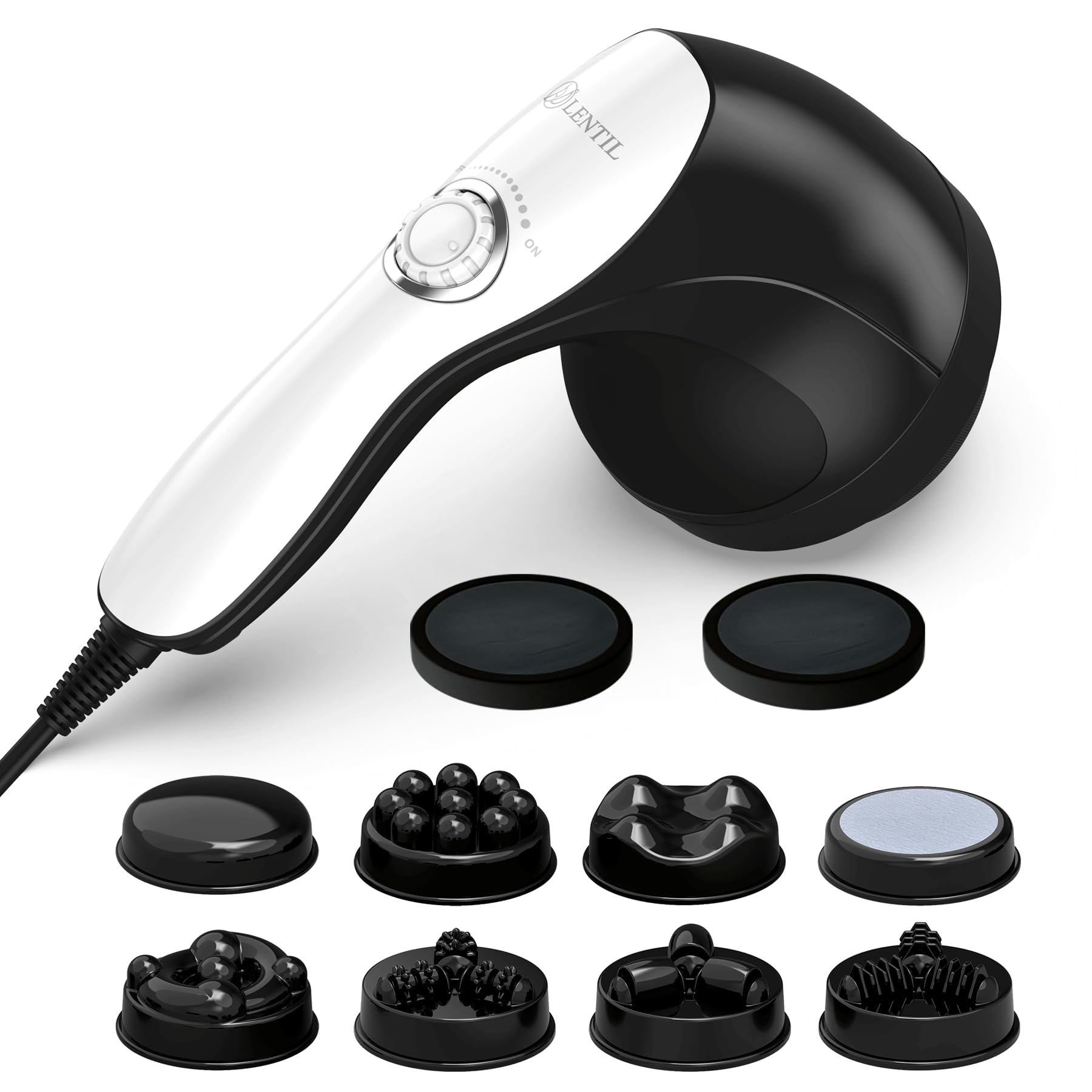 BDLENTIL Cellulite Massager Handheld, Body Sculpting Machine, Massage Lymphatic Stomach Abdomen Arm Belly Fat with 8 Massage Heads;Suitable in Gym Office Home Travel, Ideal Gifts for Women Man BDLENTIL buy supplements Au