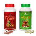 Fruit and Veggies Supplement Ingredients Natural – 2 Bottles 180 Total Vegetarian Capsules | Balance of Natural 16+18 Whole Fruits & Veggies Blend | Fresh Superfood Formula with Vitamins and Minerals JulyDeerBuy Supplements Australia