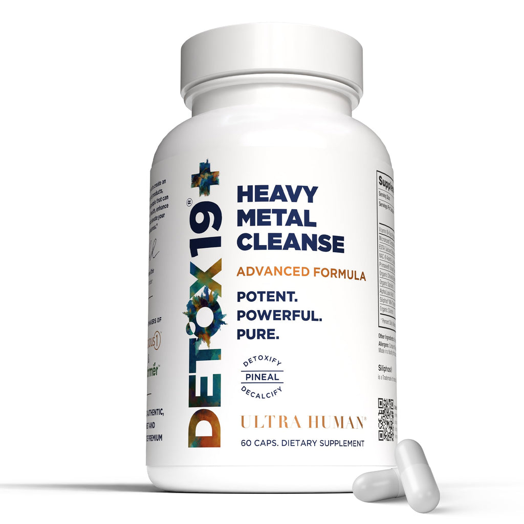 Ultra Human Daily Wellness Support – Heavy Metal Detox Cleanse, with Zeolite, Shilajit, Organic Chlorella & Spirulina, NAC & Alpha Lipoic. Supports Daily Detox, Cognition, Immune System -(Made in USA) Ultra HumanBuy Supplements Australia
