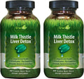 Irwin Naturals Milk Thistle Liver Detox - 60 Liquid Soft-Gels, Pack of 2 - Supports Liver Health with Dandelion, Artichoke, Turmeric & Green Beet Root - 60 Total Servings Irwin NaturalsBuy Supplements Australia