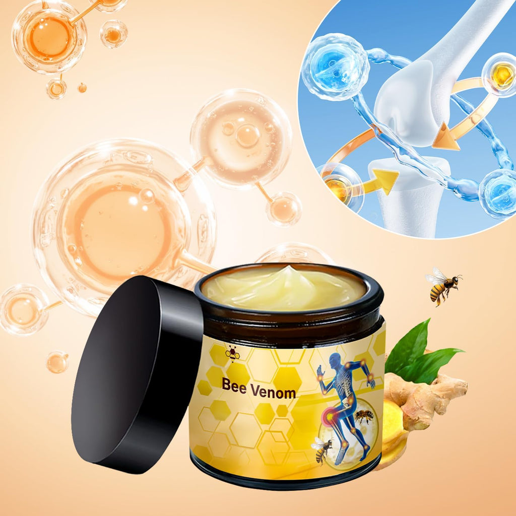 2 Pcs Bee Venom Cream, Professional Bee Venom Cream, Natural Joint Gel, for Neck,Waist,Back Hand Feet and Leg LinTsingBuy Supplements Australia