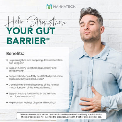 Mannatech Butyrate Supplement - Supports Gut Barrier Function, Intestinal Health, and Digestive Comfort - Promotes Short Chain Fatty Acid Production, Immune Support Supplement GI-Defense 60 Capsules Mannatech buy supplements Au