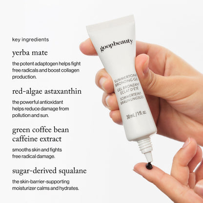 goop Beauty Summertone Bronzing Gel | Hydrating Skin Tint for a Sun-Kissed Glow | Vitamin E & Red Algae Astaxanthin | 1 fl oz goopBuy Supplements Australia