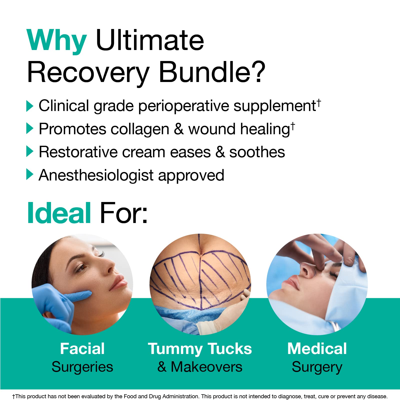 VitaMedica | Ultimate Recovery Bundle | Surgery Prep | Wound Healing | Supplements | Arnica K Oxide Cream | Hot Cold Packs | 30 Day Supply | Arnica Montana | Bromelain | Vitamin A | B Complex VitaMedicaBuy Supplements Australia