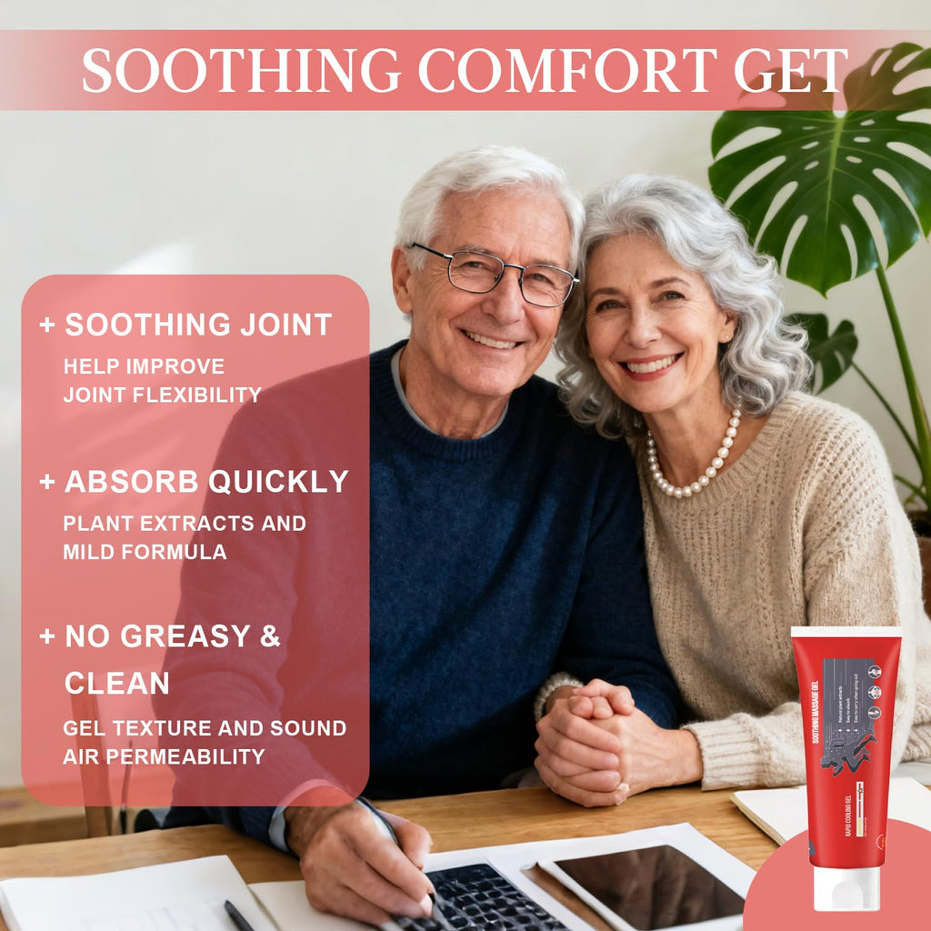 Joint Gel, Soothing Massage Cream, Joint Soothing Comfort Gel for Back, Neck, Keen, Muscle, and Foot, Absorb Quickly, Natural and Non-Greasy, 4.23OZ JosmonBuy Supplements Australia