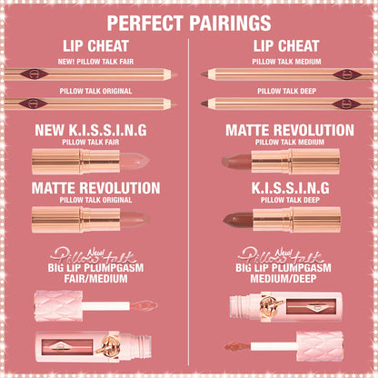 Charlotte Tilbury Pillow Talk Plumpgasm Lip Gloss - Hydrating Lip Plumper with Hyaluronic Acid & Plumpgasm Heat + Ice Technology for Juicy, Glossy Fullness - Fair/Medium Charlotte TilburyBuy Supplements Australia