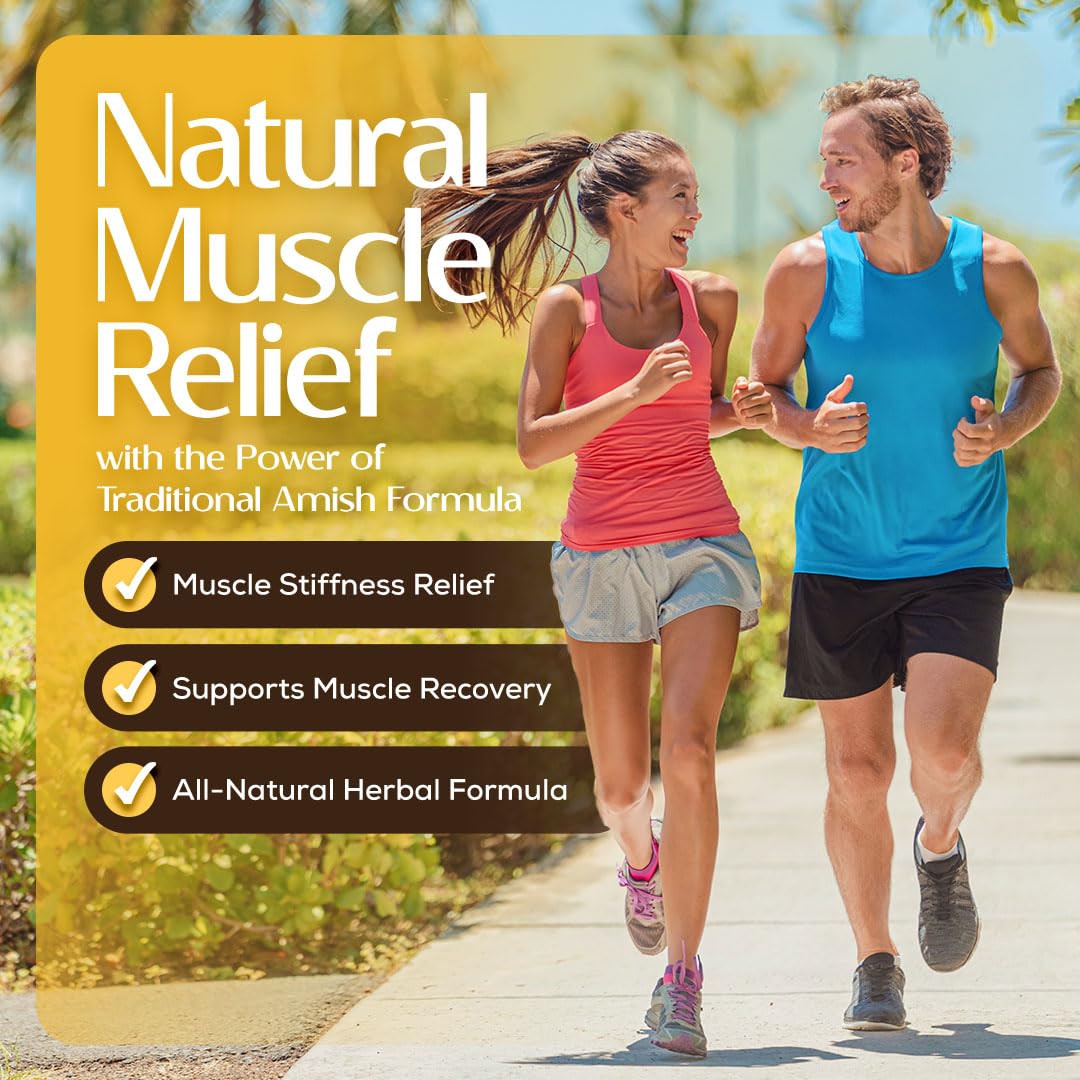 Caleb Treeze Old Amish Muscle Tonic 8 fl oz, Leg Cramps Relief, Foot Cramps Relief, Restless Legs, Muscle Cramps & Spasm Relief Caleb TreezeBuy Supplements Australia