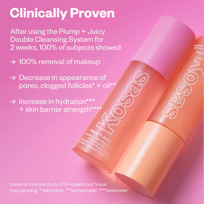 Kosas Plump + Juicy Comfy Clean Gel Cleanser –Hydrating Face Wash for All Skin Types, Deep Clean & Moisturize, Soap & Sulfate Free, with Hyaluronic Acid, Panthenol & Beta Glucan KosasBuy Supplements Australia