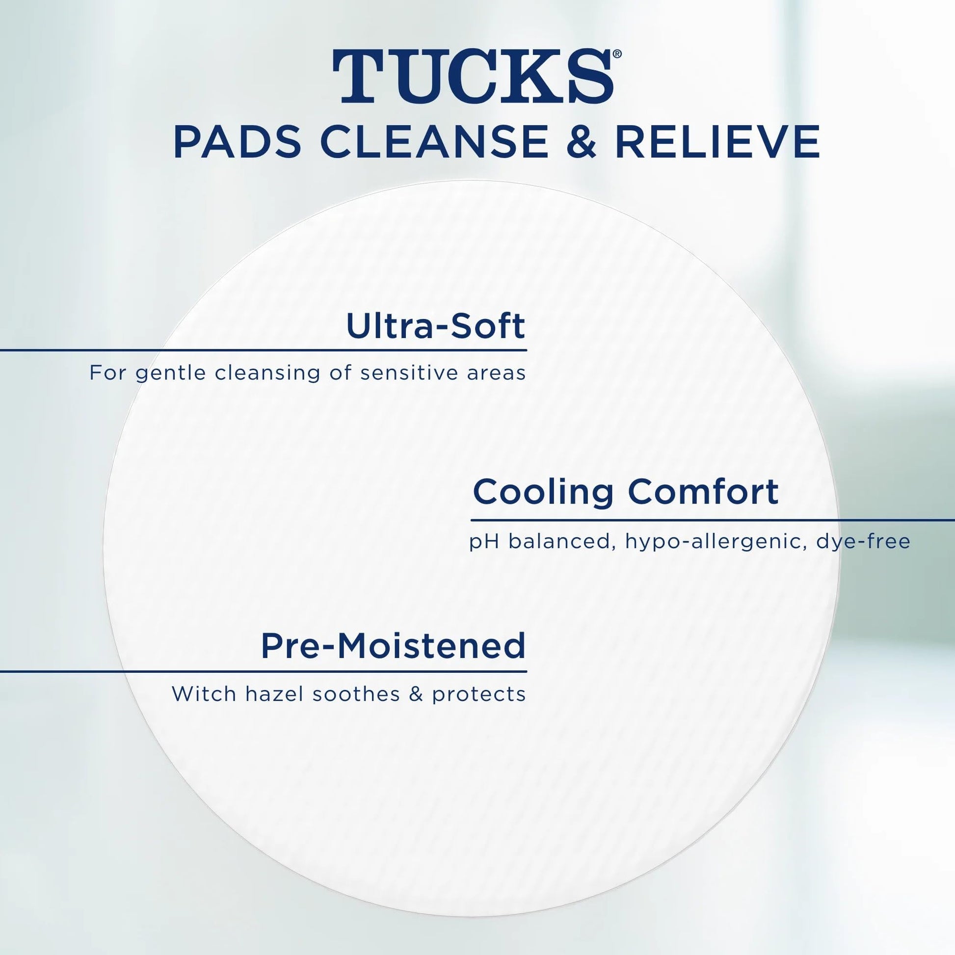 TUCKS Medicated Cooling Pads, 200 Count - Witch Hazel Pads for Sensitive Areas, Cleanse and Protect from Irritation TUCKSBuy Supplements Australia