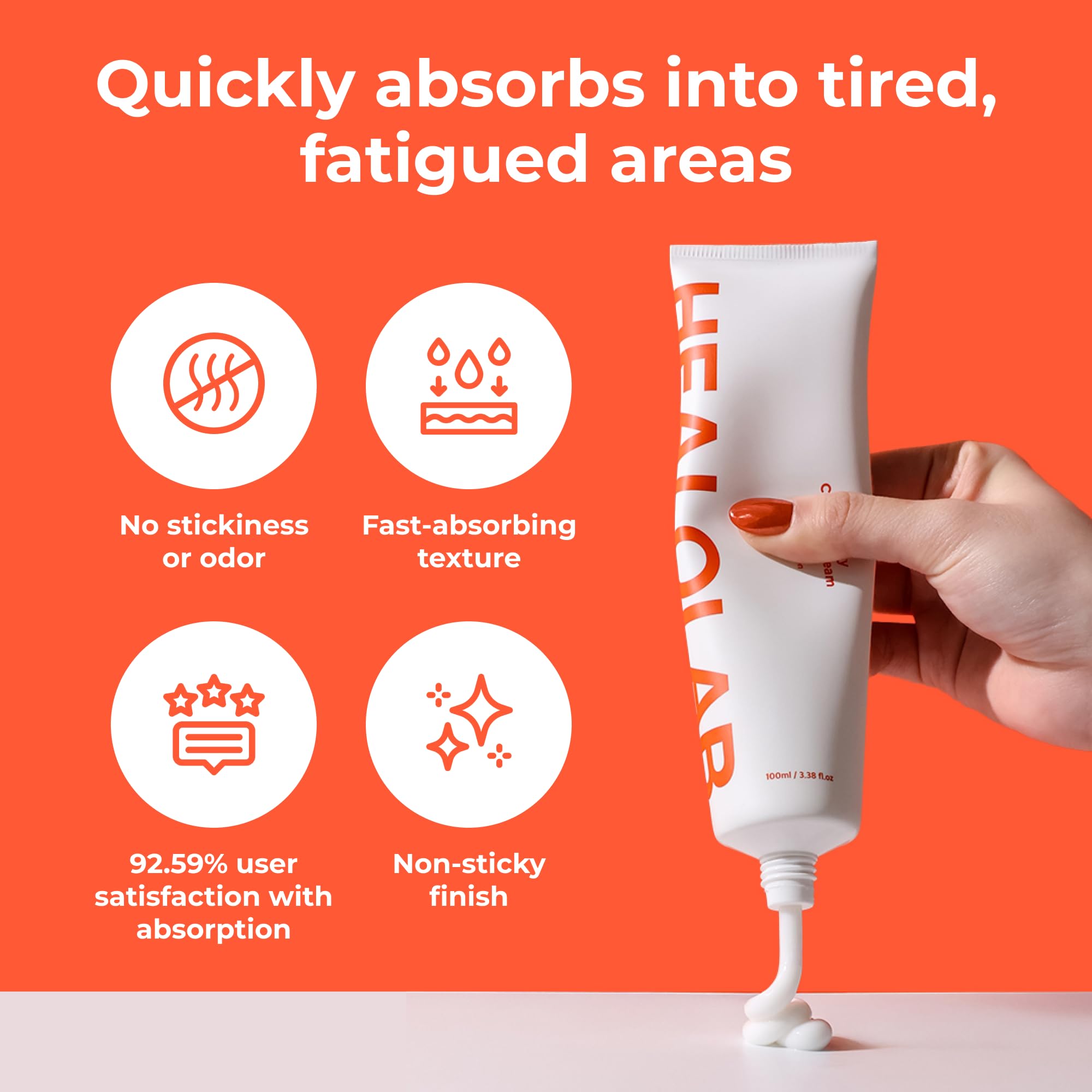 HEALOBEAM Relaxing Calcium Cream Fast Muscle & Joint Relief for Shoulder, Elbow, and Back – MSM, Magnesium Complex – Warm Sensation HEALOBEAMBuy Supplements Australia