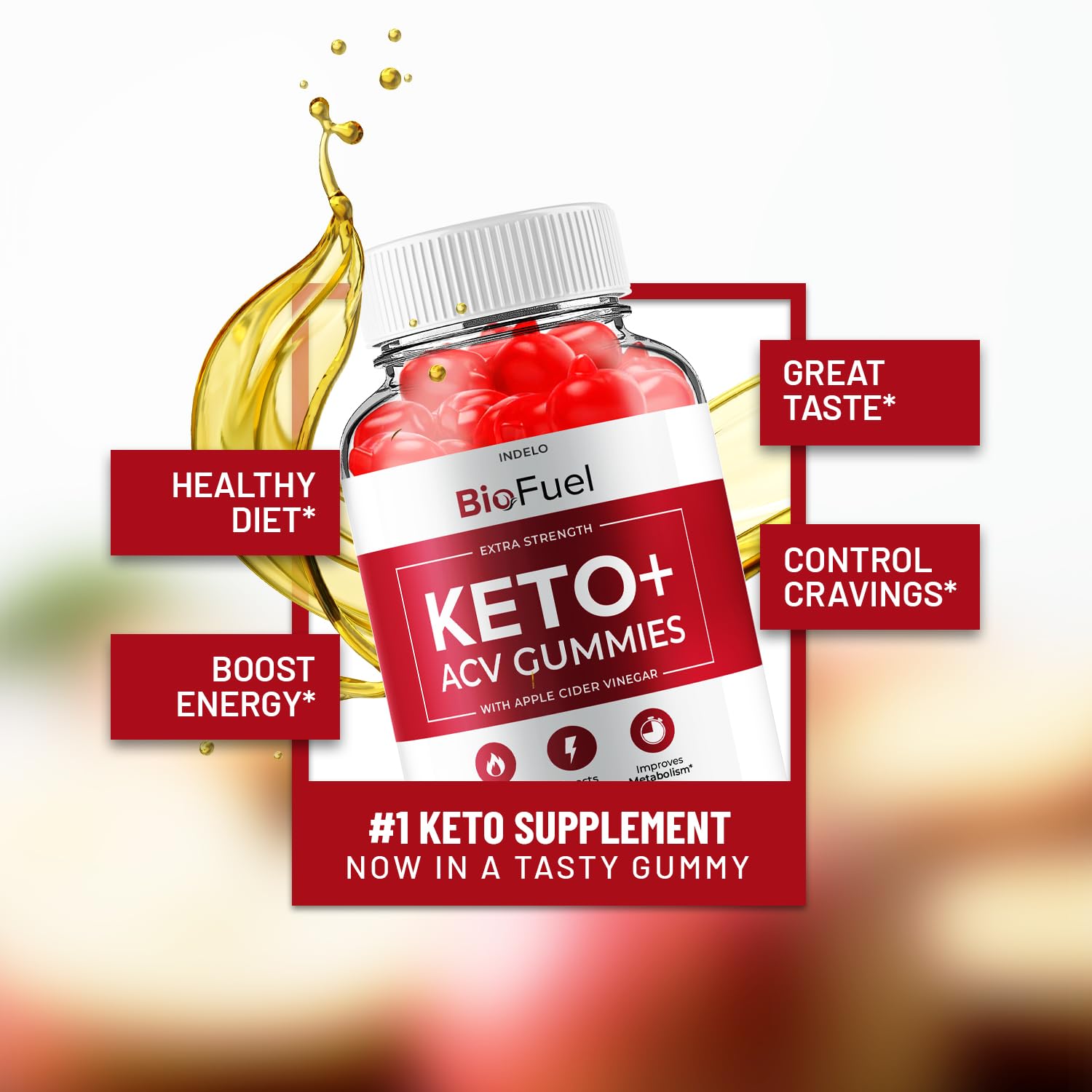 (3 Pack) Bio Fuel Keto ACV Gummies - Advanced Formula BioFuel Keto Plus ACV Gummies Apple Cider Vinegar Bio Fuel ACV, Weight Management Gummies Dietary Supplement Reviews Men Women (180 Gummies) Indelo buy supplements Au