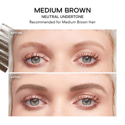 HAUS LABORATORIES by Lady Gaga: THE EDGE MICRO-TIP PRECISION BROW PENCIL, Medium Brown Haus LaboratoriesBuy Supplements Australia