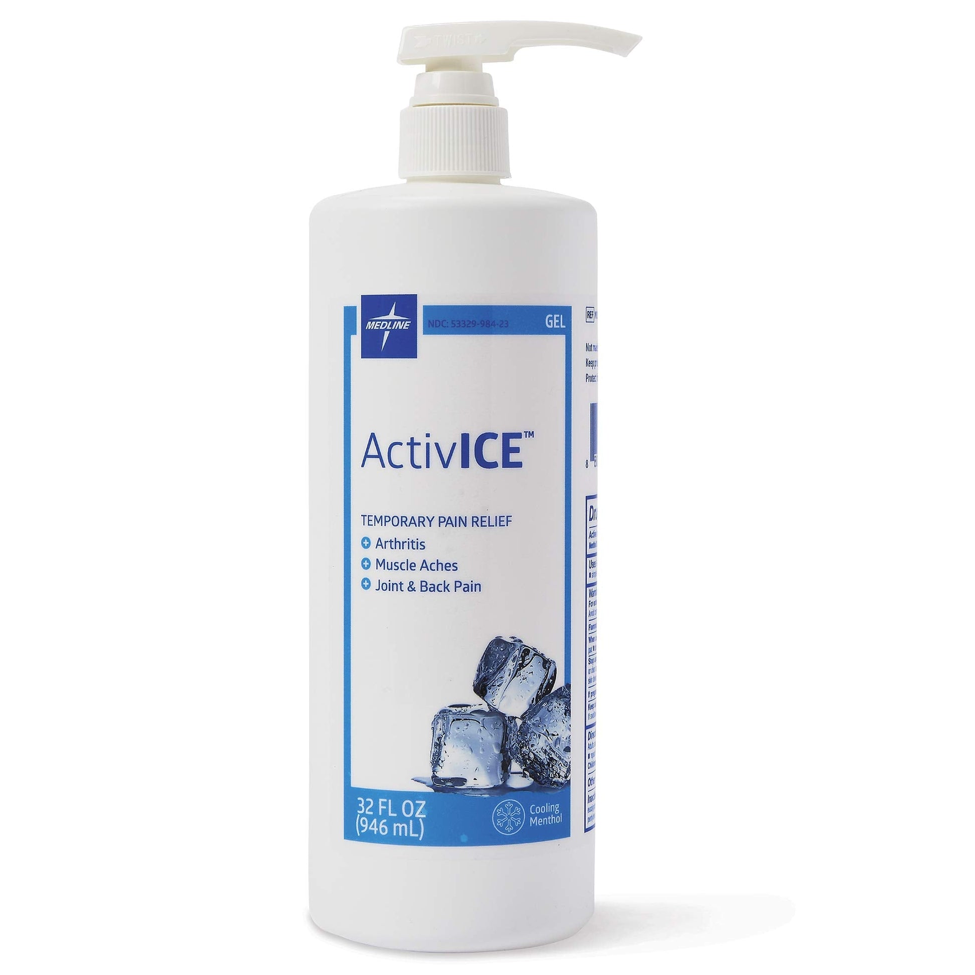 Medline ActivICE Topical Pain Reliever 32 oz MedlineBuy Supplements Australia