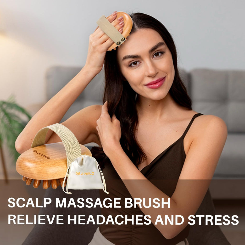 Wood Therapy Massage Tool for Belly Fat,Wooden Meridian Massage Body Brush for Cellulite Remover, Cellulite Lymphatic Drainage Massager for Body Shaping, Maderoterapia Kit for Muscle Pain Relief Olaemuo buy supplements Au