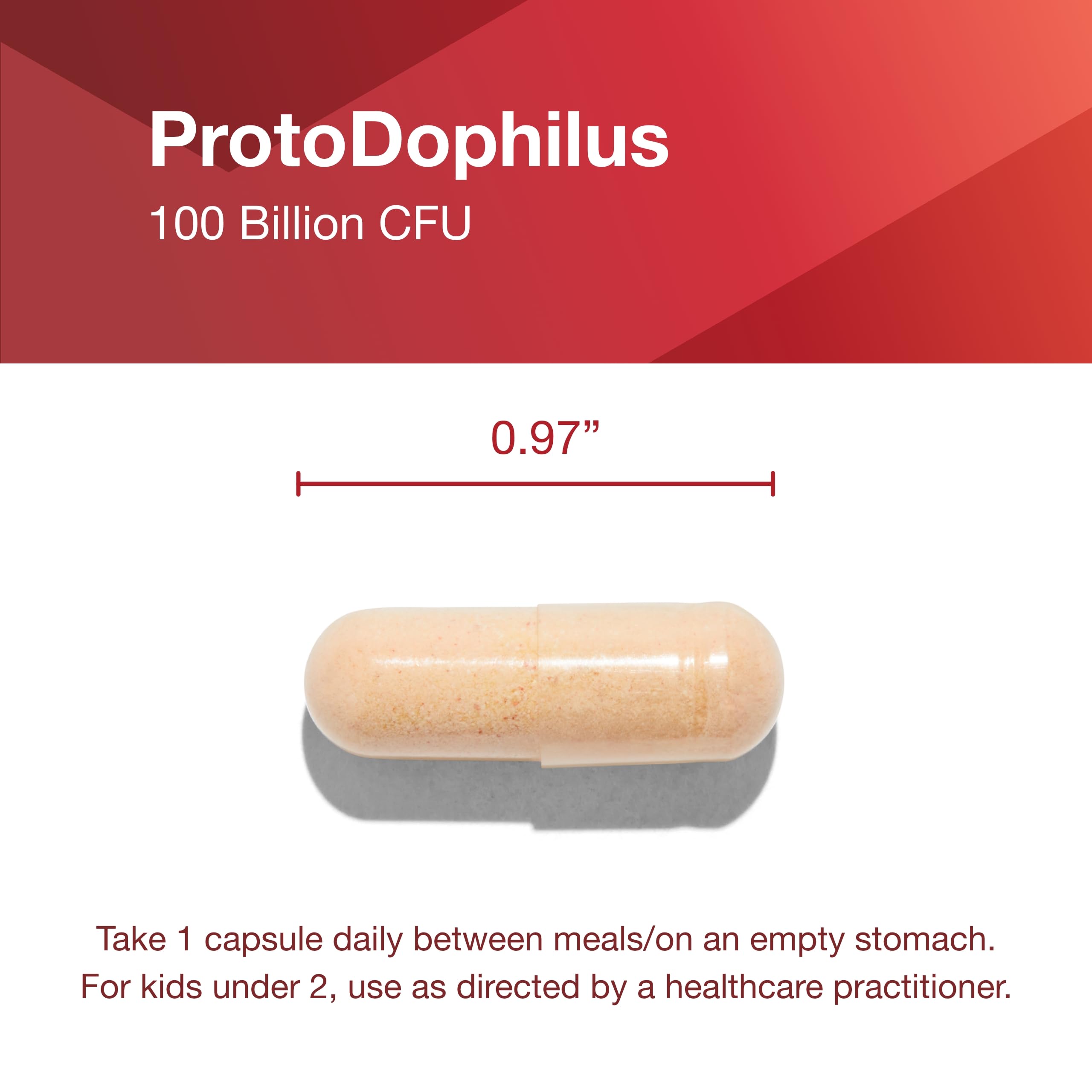 PROTOCOL FOR LIFE BALANCE Proto Dophilus 100 Billion 10 Strains - Support Digestive Gut Health Immune System & Detox - Dairy, Wheat, Soy & Gluten Free - Vegan & Nut Free - 30 Veg Capsules