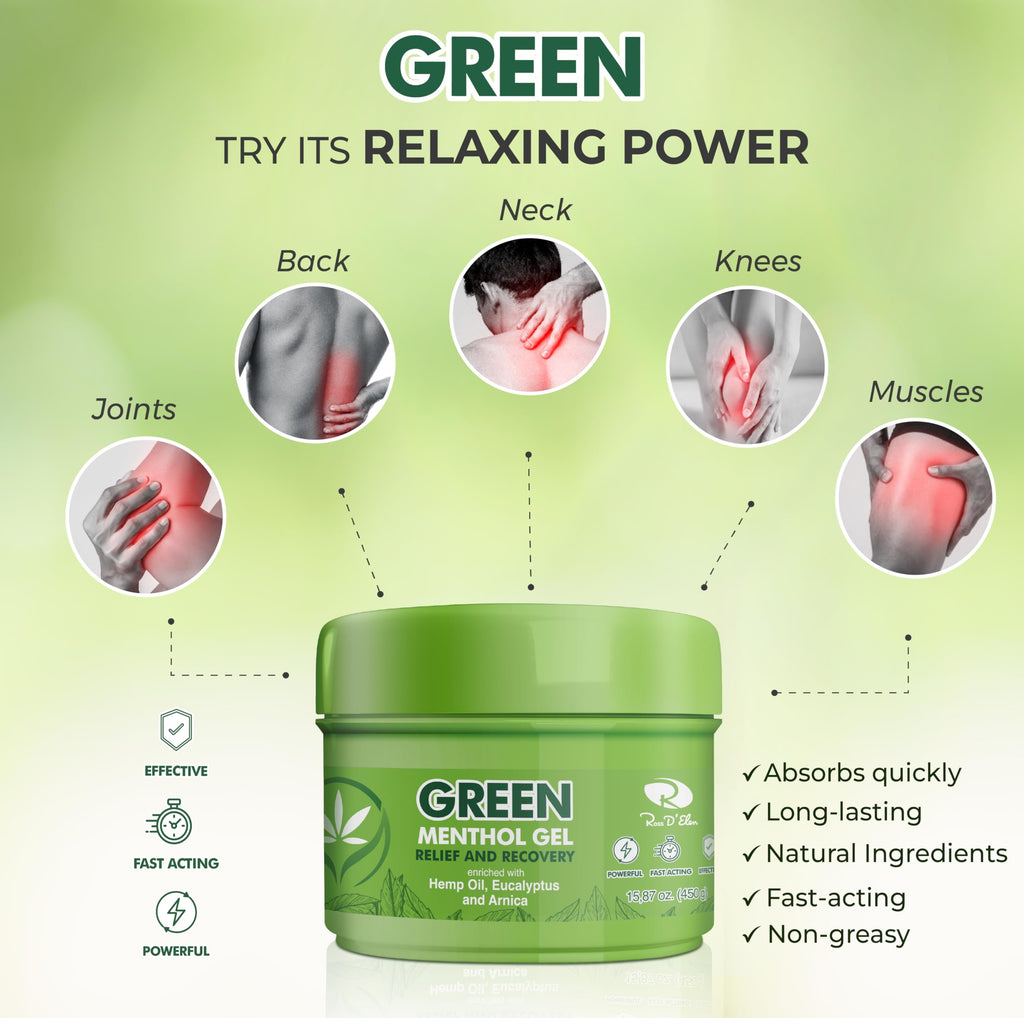 Ross D'Elen Green Menthol Gel - Large Size Single Pack ROSS D'ELENBuy Supplements Australia
