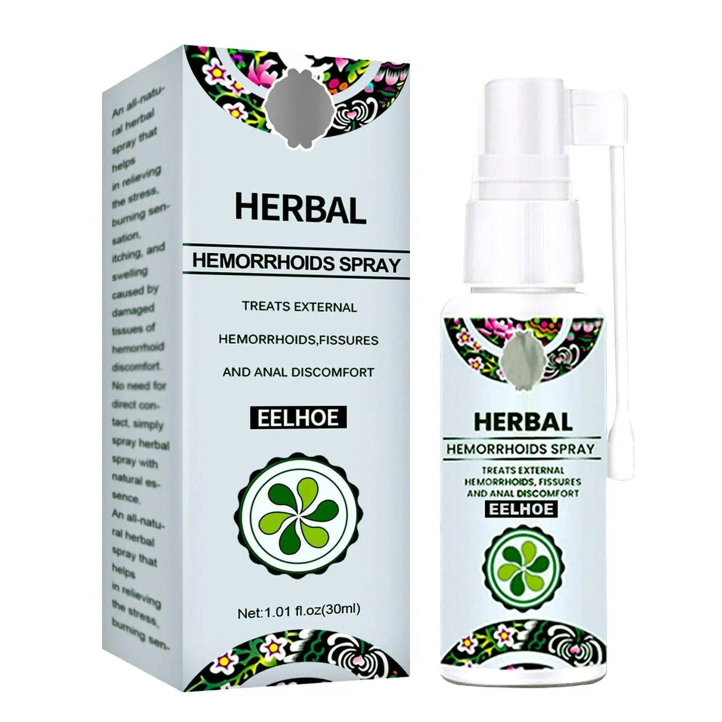 Juztec Hemorrhoid Treatment - Fast Relief with Hemocare Herbal Hemorrhoids Spray & Analese Numb Cream (1 PCS) JuztecBuy Supplements Australia
