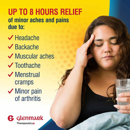 Dual Action Acetaminophen 250mg and Ibuprofen 125mg Caplets, Up to 8h of Pain Relief for Minor Aches and Pain, Headaches, Toothache, Backache, Menstrual Cramps, Minor Arthritis Pain, 216 Count Glenmark TherapeuticsBuy Supplements Australia
