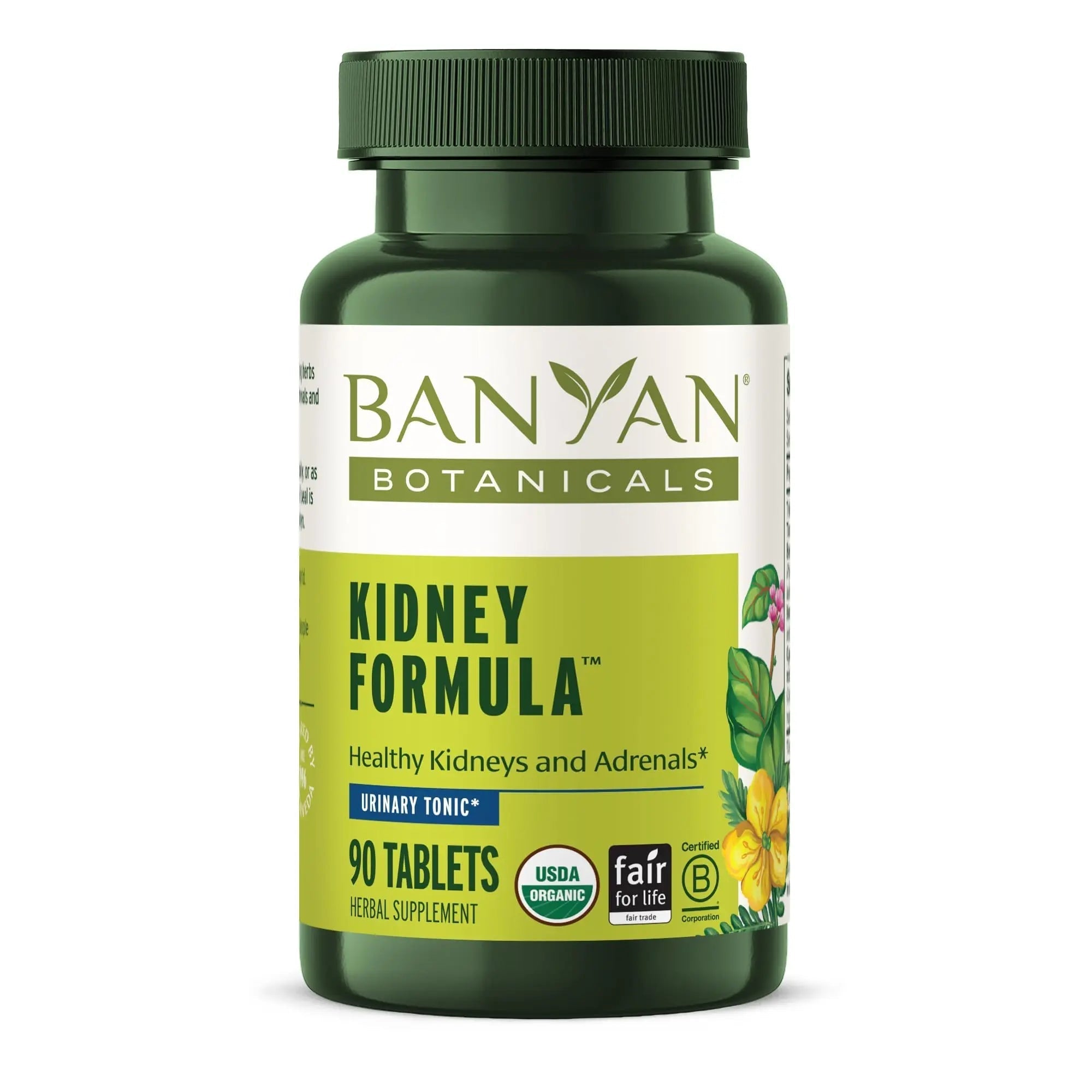 Banyan Botanicals Organic Kidney Formula–Urinary Tract Support & Detox Supplement–Gokshura & Punarnava for Fluid Balance & Systemic Cleansing–Cooling Genitourinary Tonic-90 Tablets-USDA Organic Banyan BotanicalsBuy Supplements Australia
