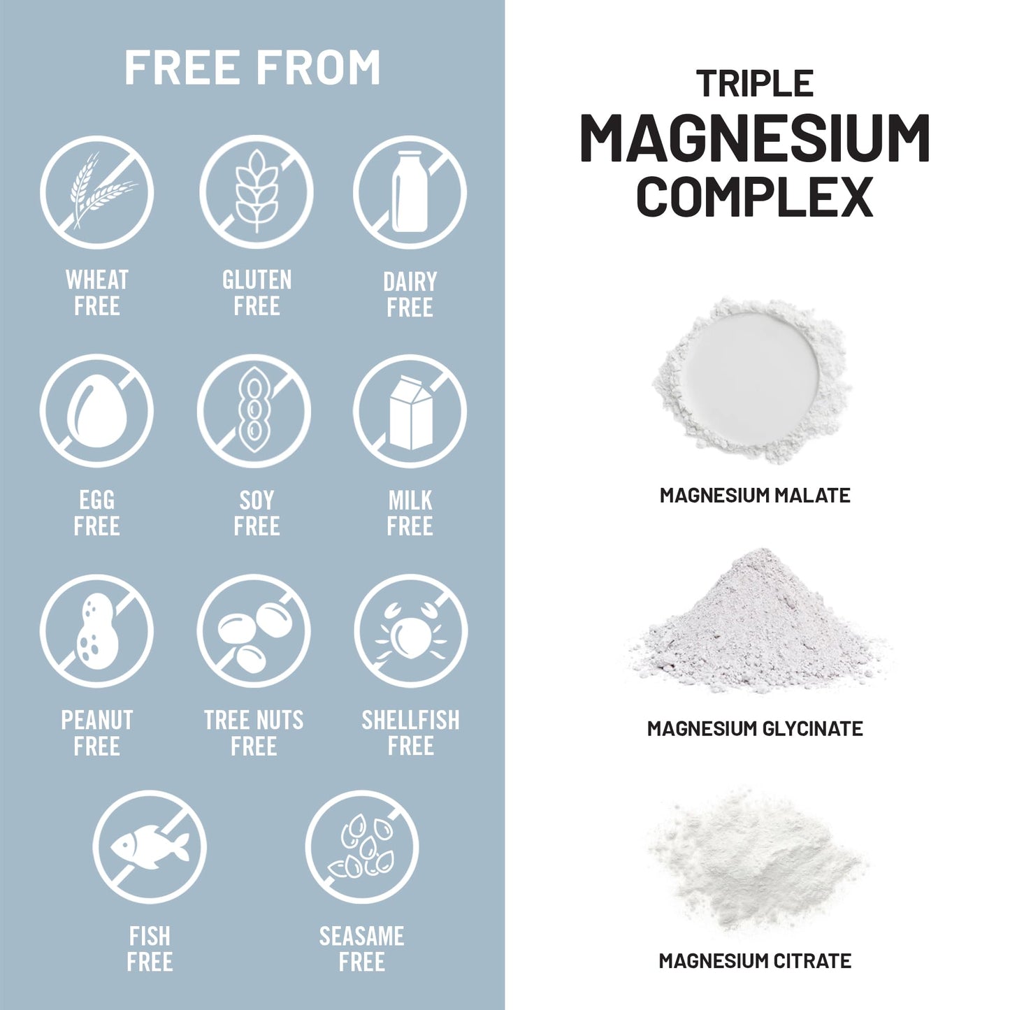NatureWise Triple Magnesium Complex - High Absorption Magnesium Glycinate + Malate + Citrate for Muscle Nerve & Sleep Support - Vegan 90 Capsules NatureWise buy supplements Au