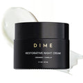 DIME Beauty Restorative Night Cream, Facial Moisturizer with Ceramides and Sea Buckthorn, 1.7 oz / 50 ml in Pump DIMEBuy Supplements Australia
