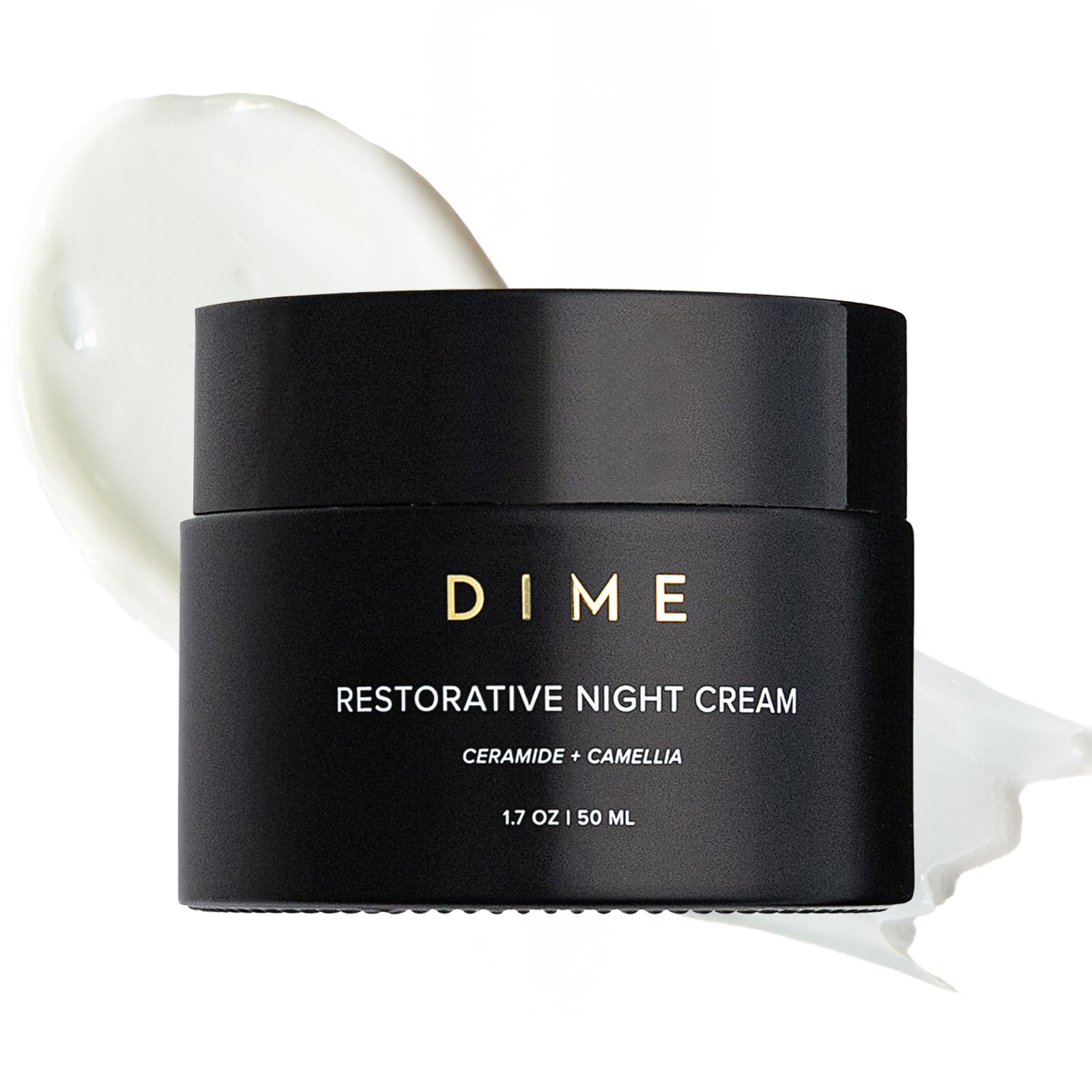 DIME Beauty Restorative Night Cream, Facial Moisturizer with Ceramides and Sea Buckthorn, 1.7 oz / 50 ml in Pump DIMEBuy Supplements Australia