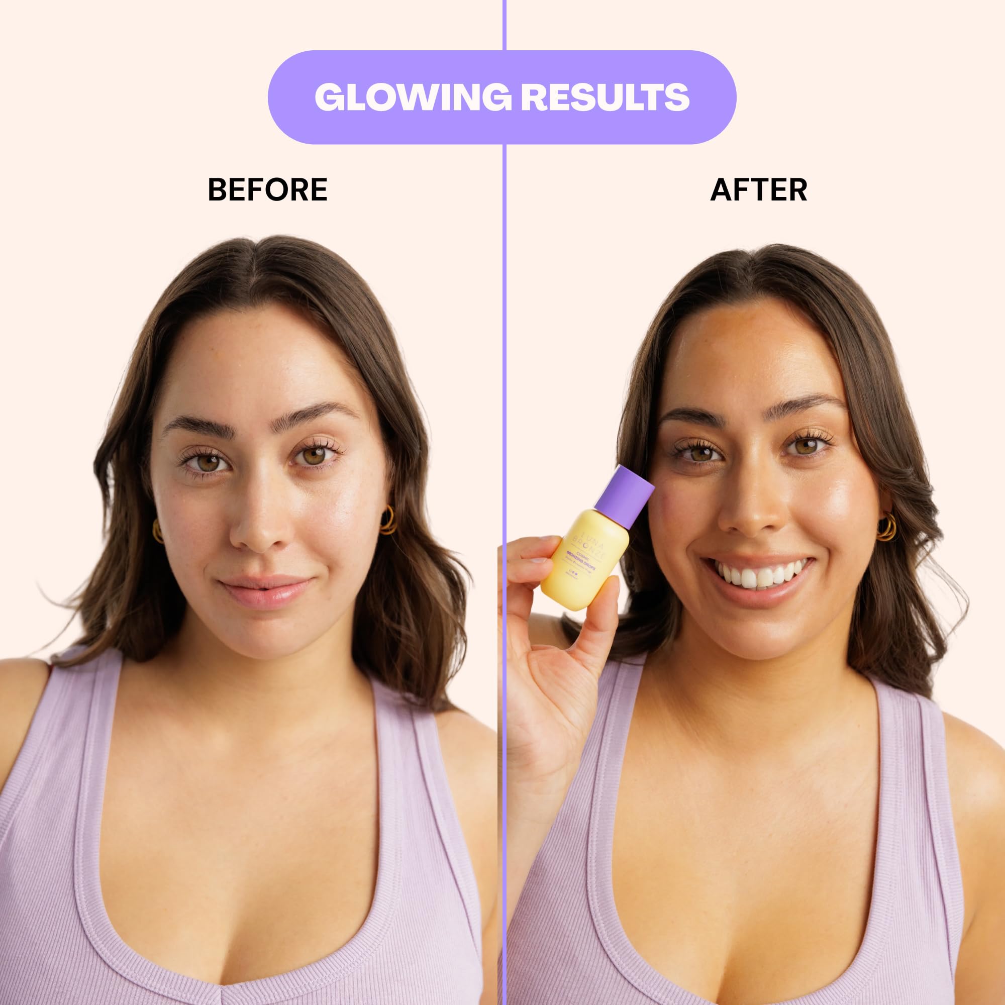 Luna Bronze Cosmic Bronzing Drops | Lightweight, Hydrating & Washable Liquid Bronze Drops | Non-Greasy Formula Enriched with Sodium Hyaluronate & Shea Butter | Responsible Mica (30ml/1.01 fl. oz) Luna BronzeBuy Supplements Australia